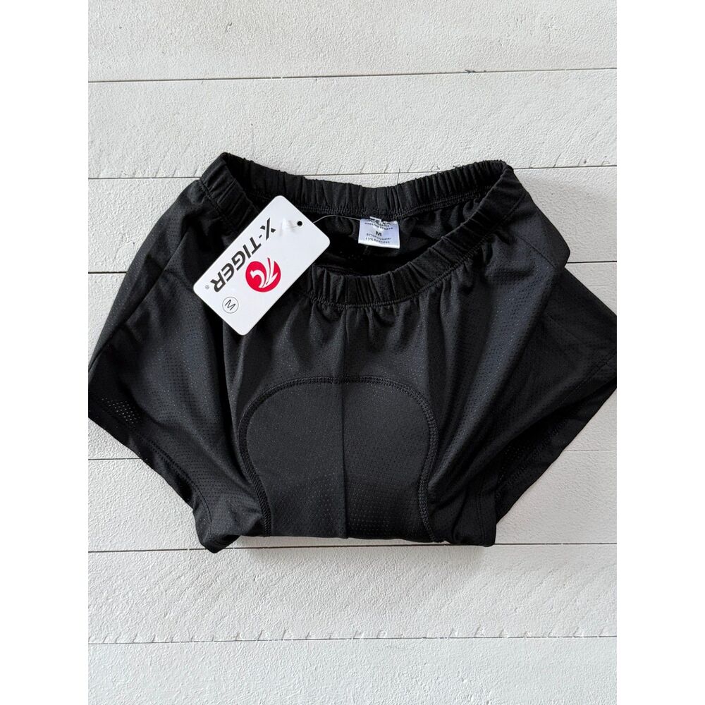 X-TIGER Cycling Padded Underwear Shorts Gel Padded Men's Size M NWT